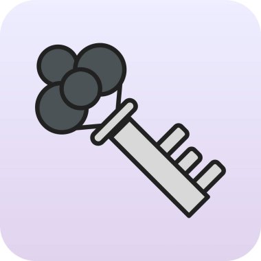 Anahtar. Web simgesi basit illüstrasyon 