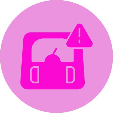 Obezite. Web simgesi basit tasarım   