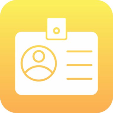 sürücü belgesi simgesi, vektör illüstrasyonu basit tasarım