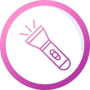 el feneri. Web simgesi basit illüstrasyon