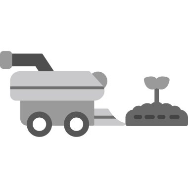 Tohum logo simgesinin vektör tasarımı 