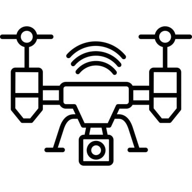 İHA. Web simgesi basit illüstrasyon 