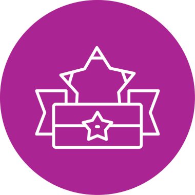 Yıldız web simge vektör çizim 