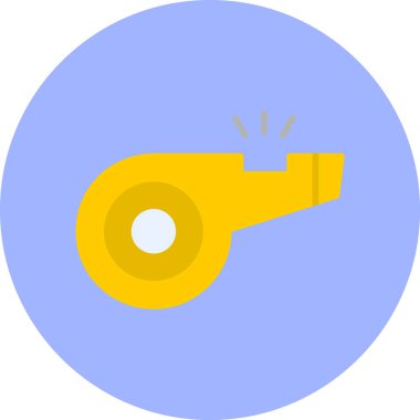 Web tasarımı için ıslık simgesi, vektör illüstrasyonu 