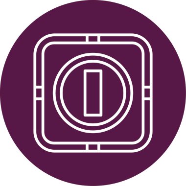 güç düğmesi vektör illüstrasyonu 