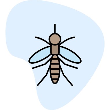 Sivrisinek ağı simgesi. vektör illüstrasyonu