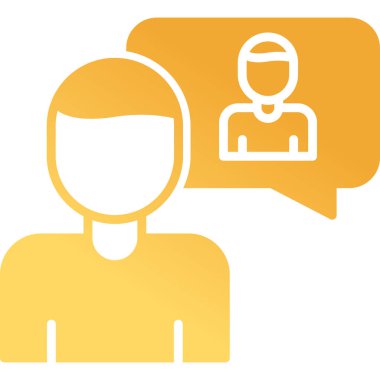 öz farkındalık simgesi, vektör illüstrasyonu basit tasarım