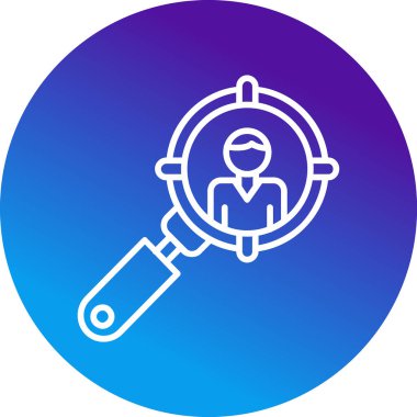 Web simgesi, vektör illüstrasyonu işe alınıyor