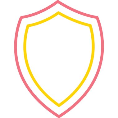 Ağ için koruma kalkanı vektör simgesi 