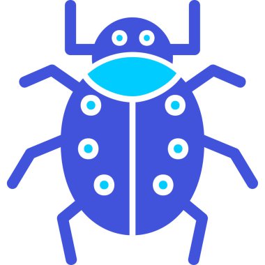 Böcek. Web simgesi basit illüstrasyon 