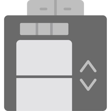 Asansör web simgesi, vektör illüstrasyonu