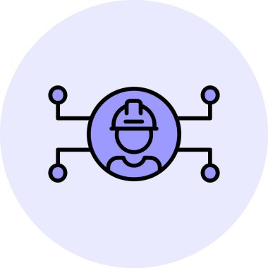 Mühendislik simgesinin vektör çizimi 