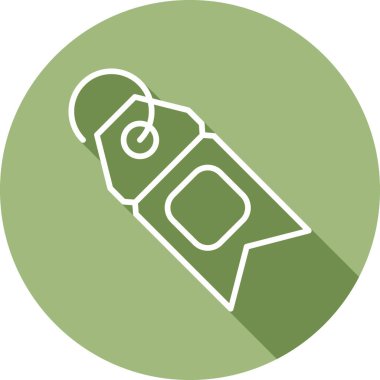 Etiket. Web simgesi basit illüstrasyon