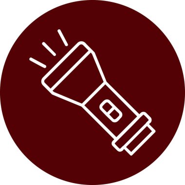 el feneri. Web simgesi basit illüstrasyon