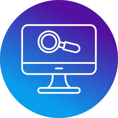 seo modern simgesinin vektör illüstrasyonu         