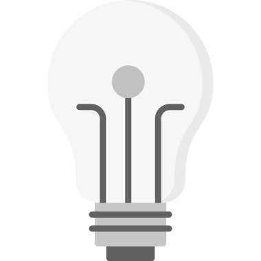 ampul simgesi, vektör illüstrasyonu