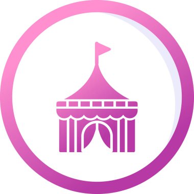 Sirk çadırının vektör çizimi