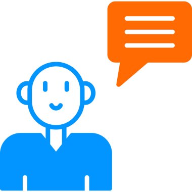 Topluluk Yöneticisi Web simgesi vektör illüstrasyonu