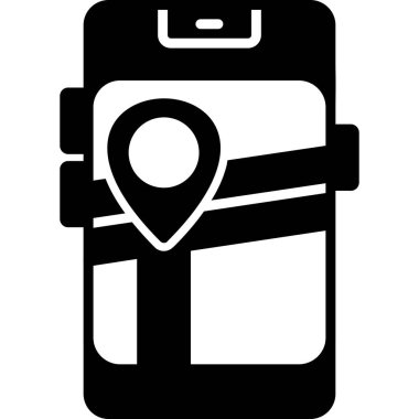 Harita işaretleyici simgesi, konum vektör illüstrasyonu 