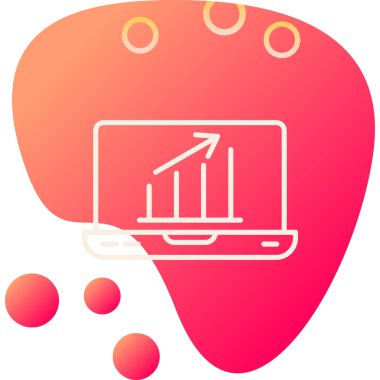 İş çizelgesi. Web simgesi basit illüstrasyon 