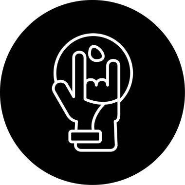 Bowling topu kutsal kişilerin resmi, vektör çizim 