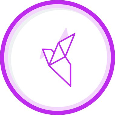 kuş ağı simgesi, vektör illüstrasyonu 