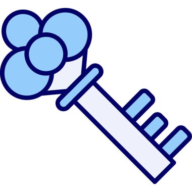 Anahtar. Web simgesi basit illüstrasyon 