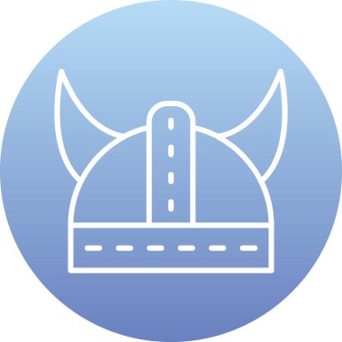 Kask simgesi vektör illüstrasyonu 