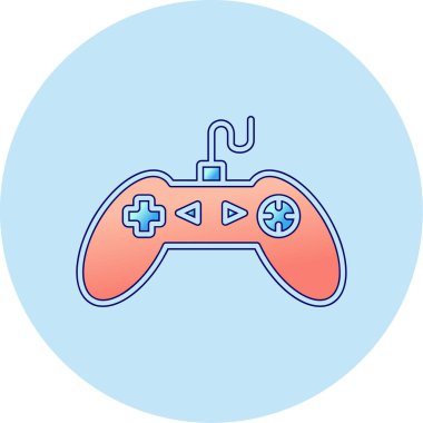 Kontrolör. Web simgesi basit illüstrasyon