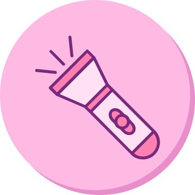 el feneri. Web simgesi basit illüstrasyon