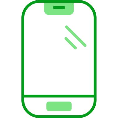 Smartphone web simgesi, vektör çizim 