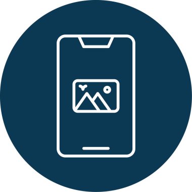 vektör çizimi sosyal medya simge 