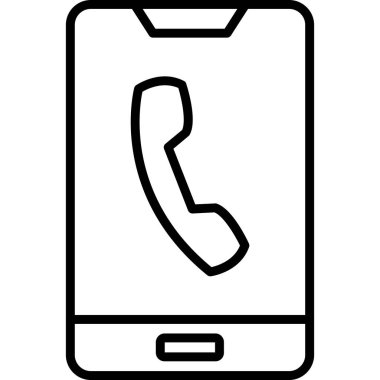 Telefon ikonunu ara. hat arama vektör simgesi 