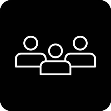 Seyirci Web simgesi vektör illüstrasyonu