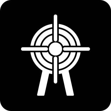 Hedef. Web simgesi basit illüstrasyon 