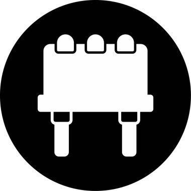 Billboard web simgesi, vektör çizim 