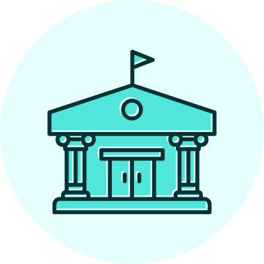 Sütun oluşturma simgesi, vektör illüstrasyonu