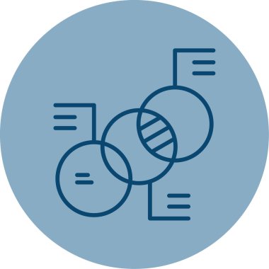 Diyagram web simgesi basit illüstrasyon 