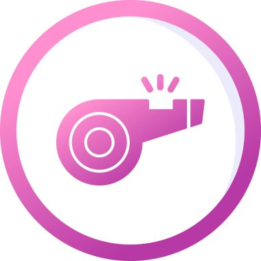 Web tasarımı için ıslık simgesi, vektör illüstrasyonu 