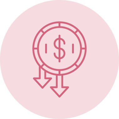 Durgunluk simgesi, vektör illüstrasyonu basit tasarım