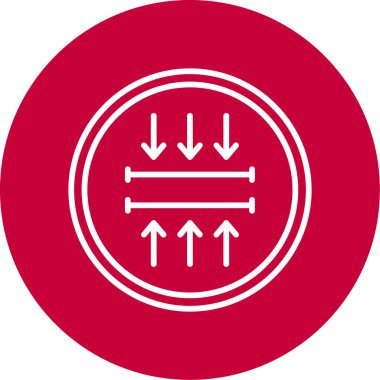 Zayıf. Web simgesi vektör illüstrasyonu