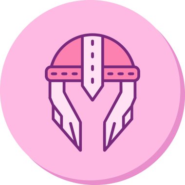 Kask simgesi vektör illüstrasyonu 