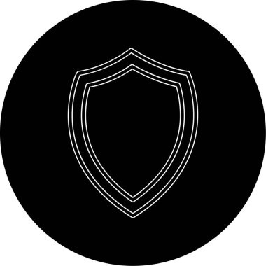 Ağ için koruma kalkanı vektör simgesi 