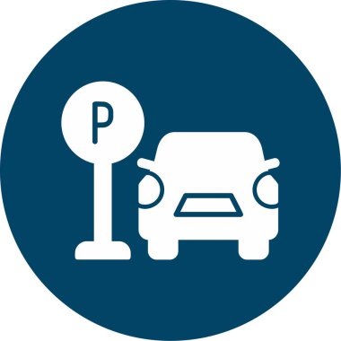 Web simgesi Otopark, illüstrasyon vektör