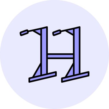 dip çubuğu vektör simgesinin özet çizimi