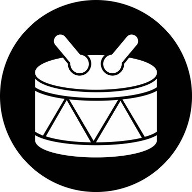 Web simgesi davul, illüstrasyon vektör 