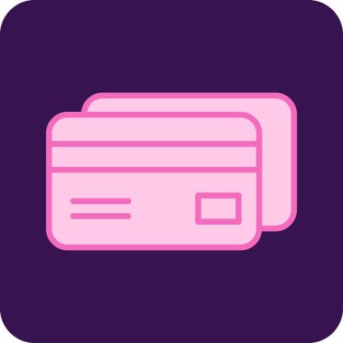 Kredi kartı iyonunun vektör çizimi