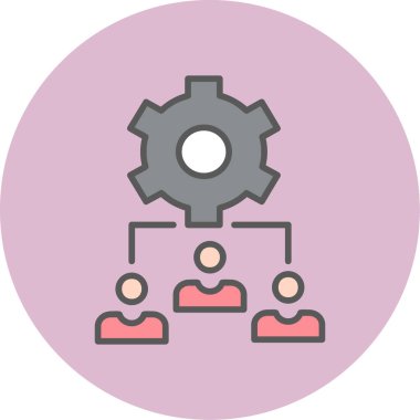 Bir grup insanın vektör çizimi, Takım Yönetimi