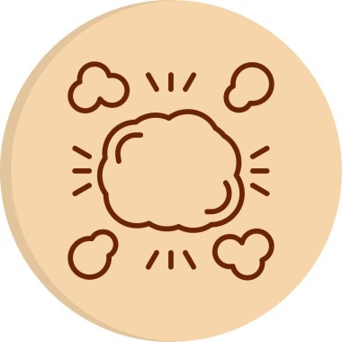 Bulutlar. Web simgesi basit illüstrasyon