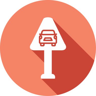 Trafik işareti simgesi Web illüstrasyonu